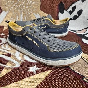 Astral Brewer 2.0 Water Shoes Men's 13 Gray Navy Blue River Paddle Kayak